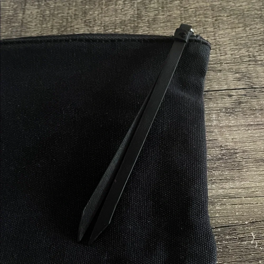 Banana Republic Black Clutch with Rainbow Elephant Design